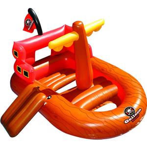 Swimline Galleon Raider Water Toy Pool Float 64" X 43" (Pirate Ship Habitat)
