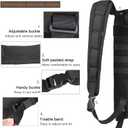 Archery Lightweight Back Arrow Quiver Dual Use Foldable Compact Hip Arrows Bag with Molle System Hanged for Target Shooting