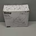 Nuby Easy Go Booster Seat - Travel Booster Seat for Babies and Toddlers - Holds Up to 35 Pounds - 9+ Months - Gray Chevron