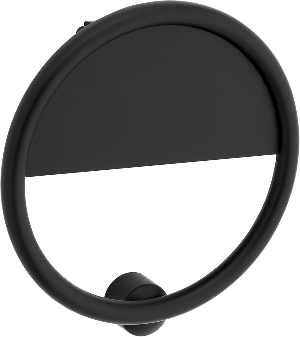 National Hardware N336-700 Cooper Door Knocker, Matte Black, 4-1/3"