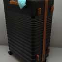 Luggage Sets 5 Piece, Suitcases with Wheels, Hardshell Suitcase Set, ABS Carry on Luggage Set with TSA Lock, Travel Luggage (Black)