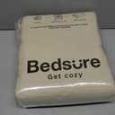 Bedsure 100% Cotton Muslin Throw Blanket Twin XL for Bed - 4-Layer Breathable and Lightweight Thin Soft Summer Gauze Muslin Blankets for Adults, Linen Beige, 66x90 Inches