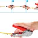 Coaxial Compression Tool Kit Coax Cable Crimper Wire Stripper with F RG6 RG59 Connectors
