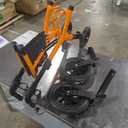 Rollator Walker with Seat, Tall Walkers for Seniors, 12" Big Rubber Wheels All Terrain Rollator Walker with Backrest, Built-in Cable, Foldable and Dual Adjustable Height for 5.3-7ft, Orange