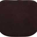 Brown Foam Seat Cushions Kitchen Chairs Pads for Dining Chairs Non Slip Office Seat Cushions Washable U Shaped Soft Thick Large Metal Wooden Chair Cushions,17" x 15"