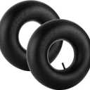 15x6.00-6" Inner Tube with Straight Valve Stem (2-Pack) - Heavy Duty Replacement Tire Tubes for Lawn Mower, Snow Blower, Riding Mowers, ATVs, Golf Carts