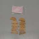 UNIQOOO 10 Set 2" Arch Birch Wood Stand with Cards |1.2mm Slot, for Name Cards, Solid Wood Place Card Holder, Photo Display Stand | for Event Decor, Retail Shop, Cafe Restaurant Menu, Business Card, Name Tag