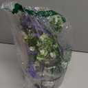 Vintage Glass Farmhouse Vase, Rustic Lantern Decor with Plants Lavenders Lights Vintage Style Vase for Home Decor Floral Arrangement Housewarming Hostess Gift