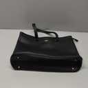 LOVEVOOK Laptop Tote Bag for Women 15.6 Inch Waterproof Leather Computer Bags Business Office Work Briefcase Black