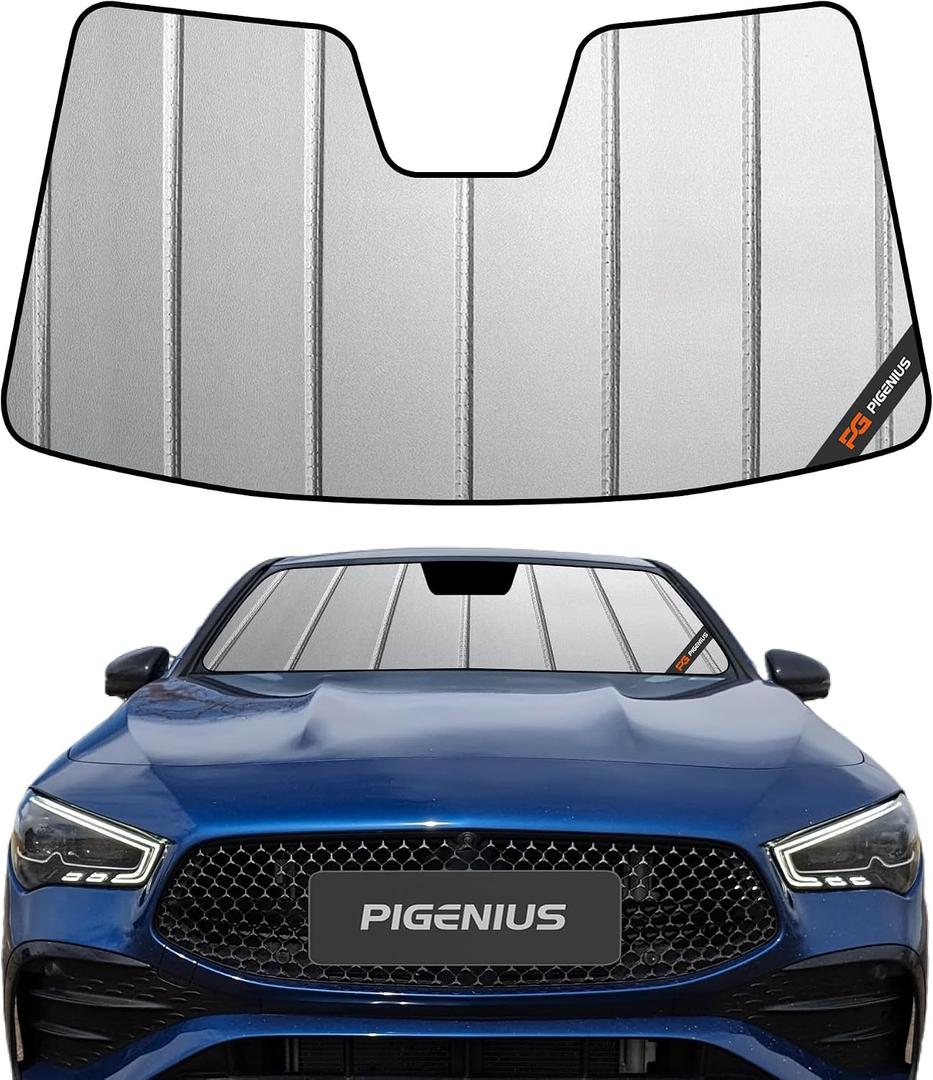 Pigenius Windshield Sunshade for Mercedes-Benz CLA 2020-2025 Front Window Sun Shade - Safeguard