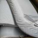 Memory Foam Mattress Topper - 3 Inch Gel Mattress Pad for Pressure Relief, Premium Soft Cooling Sleep Bed Topper, Non-Slip Design with Removable & Washable Cover (White, Queen)