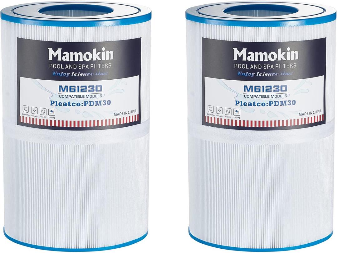 Mamokin Oval Spa Filter PDM30 Replaces Dream Maker Hot Tubs 461269, Filbur FC9940M and Odyssey, Big EZ, EZL, Crossover 730L, 730S Hot Tub Filter  2 Pack