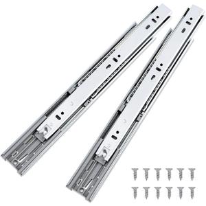 Probrico 1 Pair 22 Inch Soft Close Drawer Slides, Ball Bearing Full Extension Dresser Slides, Side Mount Heavy Duty Drawer Glides Runners