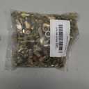 Wensilon 200Pcs Rivet Nut 1/4-20UNC Yellow Zinc Plated Finish Flat Head Rivnut Threaded Insert Nut Knurled Body