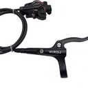 Mountain Bike Hydraulic Disc Brake Set, Front & Rear Disc Brake Kit Fit Bicycle MTB XC Trail, e-Bike, Fat Bike, Upgrade kit for Mechanical Disc Brake (Black - Left Front & Right Back)