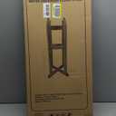 Natural Solid Wood Water Dispenser Stand (32.8"Hight-11.2"Wide) Ceramic Water Dispenser Floor Stand, 5 Gallon Water Jug Stand with 2 Round Shelfs Included for 1-5 Gallon Water Bottles/Crocks/Water Jug (Walnut-color)