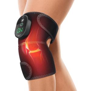 Heated Knee Brace, Cordless Knee Heating Pad for Arthritis, 3 in 1 Portable Knee Warmer, 3000mAh Battery Operated Knee Wrap for Men Women Seniors,6 Temperature Modes