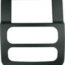 Scosche CR1299DDB Compatible with 2002-05 Dodge Ram ISO Double Din Dash Kit Black