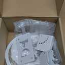 Protective Metal Speaker Mount for Sonos Move and Sonos Move 2 Wall Mount with Tilt & Swivel Adjustment Speaker Wall Mount Hook for Sonos Move 2 Mount Bracket of Indoor/Outdoor Usage, White