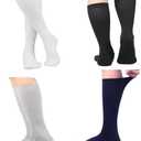 Women Cotton Crew Socks Soft Comfortable Thin And Breathable on Top Durable Double Layer Cushioned Reinforced Sole.