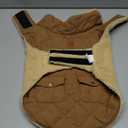 Queenmore Warm Dog Coat, Cold Weather Puffer Dog Jacket with Ultra-Thick Plush Lining and Storage Pockets (Medium)