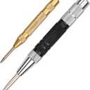 HORUSDY 2-Pack Super Strong 6" Automatic Centre Hole Punch, Adjustable Impact, Center Punch