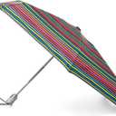 totes Womens and Mens Auto Open Close Compact Waterproof Lightweight Umbrella (One Size, Colorful Stripe)