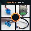 EAU65058502 Condenser Fan Motor - Compatible with l-g Refrigerators RFD3410A102A - Replacement for EAU64843805, EAU65058501, AP7178309 - Repair (CF E) Fault Code, DC 12V 1A 4-Pin