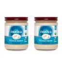 Nutiva Organic Coconut Manna Puréed Coconut Butter, 15 Oz (Pack of 2), USDA Organic, Non-GMO, Whole 30 Approved, Vegan, Gluten-Free & Keto, Creamy Spread to Boost Smoothies & Oatmeal BBD 07/28/2026