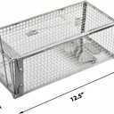 2-Pack Live Rat Traps Humane Chipmunk Mouse Vole Hamster Cage Traps