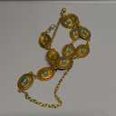 Women's Concho Chain Belt Western Cowgirl Metal Waist Chain Belt for Dress