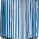 Makeup Brush Holder Organizer, Toothbrush Holders, Desk Pen Pencil Holder, Multifunctional Vintage Glass Brush Cup L/Blue/A3-8-US (Large)