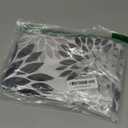 DFXSZ Black Grey Flower Pillow Covers 12x20 Inch Set of 2 White Gray Colored Throw Pillows Outdoor Waterproof Decor for Living Room Sofa Patio Funiture Garden Floral Polyester Pillow Covers 002I12