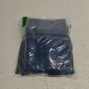 Homejoy Plaid Cloth Napkins Set of 8, Checkered Style Jacquard Fabric Polyester Washable Reusable Cloth Napkins for Kitchen Dining Restaurants Wedding Party 17X17 Inch Navy Blue