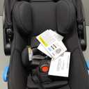 Clek Liingo Baseless Infant Car Seat with Newborn Support System, Latch System with One-Hand Release, Stroller Compatible, and Flame Retardant-Free (Railroad Ziip)