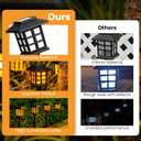 GIGALUMI Solar Lights for Outside,12 Pack Flickering Flame LED Solar Outdoor Lights, Waterproof Solar Garden Lights Maintain 10 Hours of Lighting for Christmas, Garden, Landscape, Path, Yard, Patio