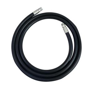 3/4 Inch x 10 Foot Fuel Transfer Hose with 3/4" Inch Dual NPT Threads Connecter male NPT fittings Compatible with All Electric Fuel Pumps for Dispensing Diesel Fuel,Gasoline,Kerosene Biodiesel