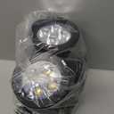 2 Pack Solar Spotlights Outdoor Waterproof for Christmas Hanging, Tree, Wreaths, Snowman, Elk, Adjustable Panel Solar Power Landscape Uplights for Outside Garden, Backyard, Patio, Sidewalk,Warm White