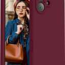 FireNova Magnetic for iPhone 17 Case, Compatible with MagSafe, [Integrated Silicone Camera Control Button] [Camera Protection] Anti-Scratch Microfiber Lining Phone Case, 6.3", Plum