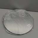 8 Pack Round Mirror Centerpieces for Tables Decorations, 10" Acrylic No Glass Circle Mirror Tray Candle Plate Centerpiece Table Decorations for Wedding Decorations Party, Wall Decor