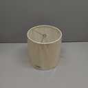 Aspen Creative 31237 Transitional Drum (Cylinder) Shaped Spider Construction Lamp Shade in Parchment, 8" Wide (8" x 8" x 8")