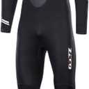 ZCCO Wetsuit for Men & Women, 3/2mm Neoprene Full Body Wet Suit for Diving, Surfing, Snorkeling, Kayaking & Cold Water Sports Large
