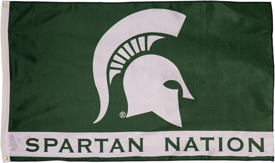 BSI NCAA College Michigan State Spartans 3 X 5 Foot Flag with Grommets Nation Flag