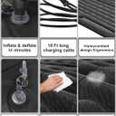 Umbrauto SUV Air Mattress for Trunk: Upgraded Car Camping Mattress with Flocked Surface and Extra Thick Bottom, Van Sleeping Bed for Back Seat with Pump, Nozzle, Repair Patch, Carry Bag