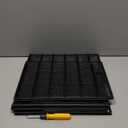 Marbrasse 6 Tier Paper Organizer Letter Tray - Mesh Desk File Organizer with Handle, Paper Sorter Organizer for Letter/A4 Office File Folder Holder - Black