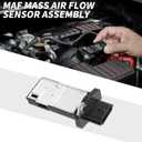 X AUTOHAUX No.22680-CA000 Car Mass Air Flow Sensor Meter MAF Sensor Airflow Replacement for Nissan Versa 2007-2012 for Nissan Rogue 2008-2015 for Infiniti FX50