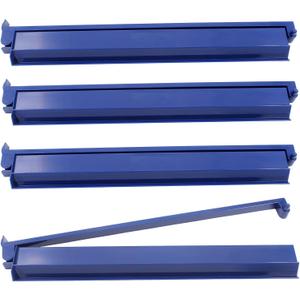Mahjong Racks with Pushers 18.7'' Dark Blue American Mahjong Set of 4