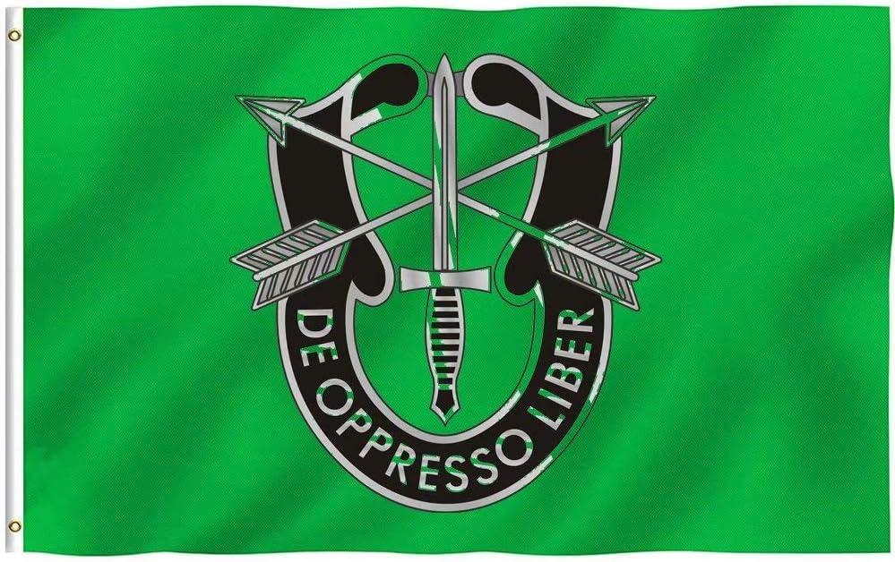 Oersted Us Army Green Beret Special Forces Anyone Else Outdoor Flag Home Garden Flag Decorative Flag 3X5 Feet (Eight color10)
