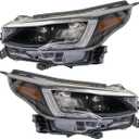 Headlight Set 2 Piece 320-1138L-AS2 SU2502172 SU2503172 1ALHP01948