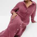 City Chic Women's Plus Size Dress - Leia Long Sleeve Midi (Red, XXL)